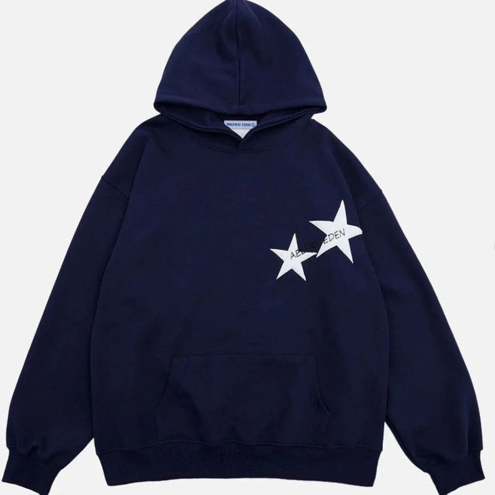 AELFRIC EDEN STAR PRINT HOODIE